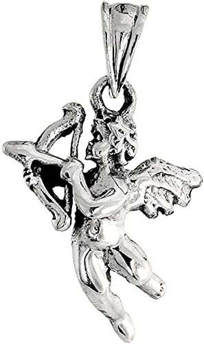 CUPID ANGEL Pendant Charm With Bow and Arrow actual image