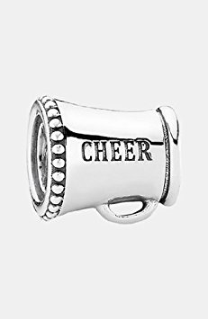 Chamilia Megaphone With Words Cheer Charm actual image
