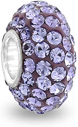 Chamilia Purple Swarovski Crystal Charm actual image