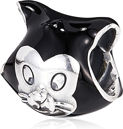 Pandora Angry Cat Face Charm actual image