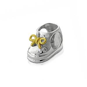 Pandora Baby Shoe Charm actual image