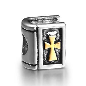 Pandora Black Bible With Clear Crystal Charm actual image