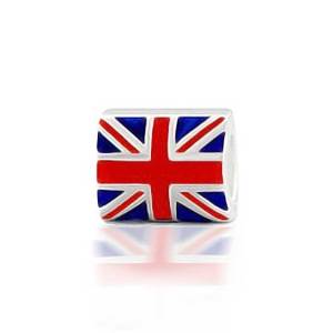 Pandora British Flag Charm actual image