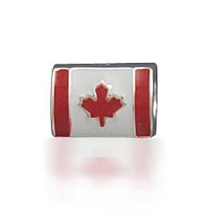 Pandora Canadian Flag Charm actual image