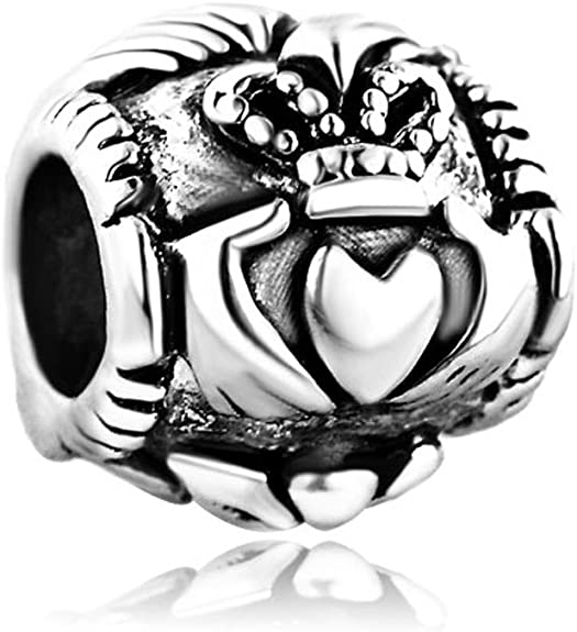 Pandora Claddagh Two Hands Holding Heart Charm actual image