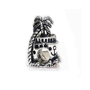 Pandora  Cruise Ship Boat On The Beach Vacation            Charm actual image