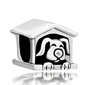 Pandora House Dog Charm actual image