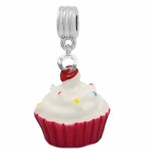 Pandora Love With Vanilla Cupcake Hanger Delight Charm actual image