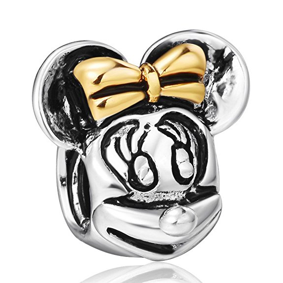 Pandora Minnie Mouse Head Charm actual image