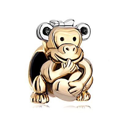 Pandora Monkey Love Charm actual image