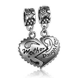 Pandora Mother Daughter Heart Lots of Love Charm actual image