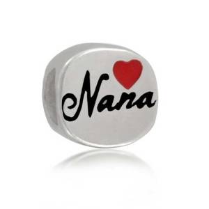 Pandora Nana Red Heart Charm actual image