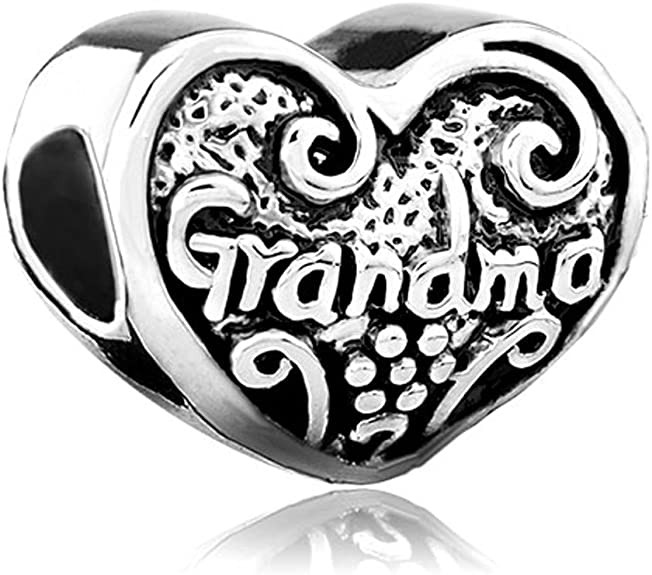 Pandora PROUD GRANDMA With Money Bag Charm actual image