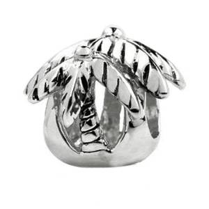 Pandora Palm Tree Silver Charm