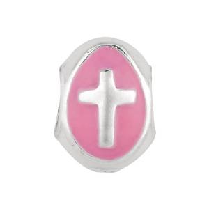 Pandora Pink Enamel Cross Charm