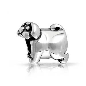 Pandora Puppy Pug Dog Charm actual image