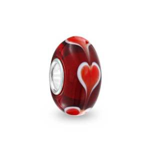 Pandora Red Heart Charm actual image