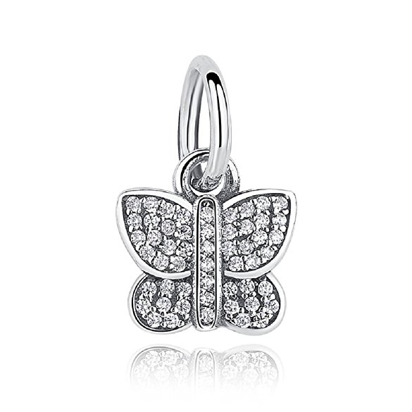 Pandora Shiny Butterfly Charm actual image
