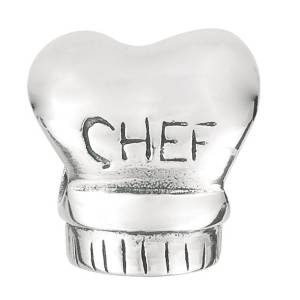 Pandora Silver Chef Hat Cooking Charm actual image