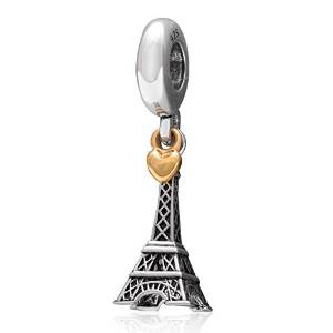 Pandora Silver Eiffel Tower Paris Bead actual image