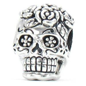 Pandora Silver Skull Charm