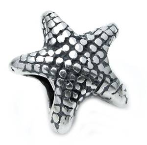Pandora Silver Starfish Bead actual image