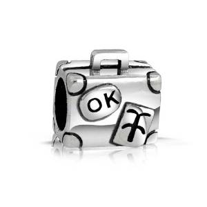 Pandora Suitcase Charm actual image