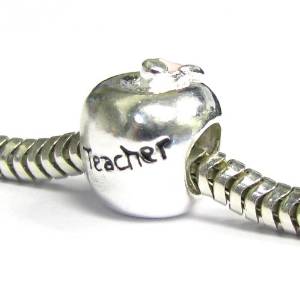 Pandora Teacher Apple Love Charm actual image