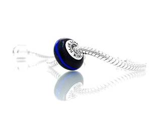Pandora Thin Genuine Blue Line Bead