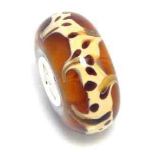 Pandora Tiger Stripe Murano Glass Charm actual image