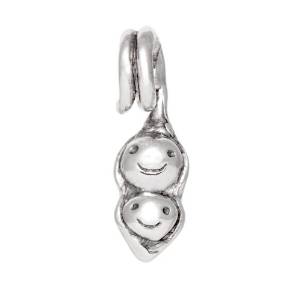 Pandora Two Peas In A Pod Silver Charm actual image