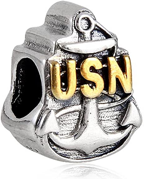 Pandora US Navy With Logo Charm