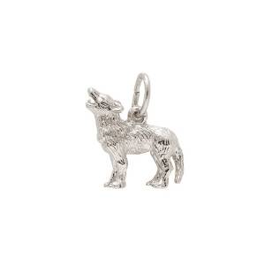 Rembrandt Silver Wolf Charm actual image