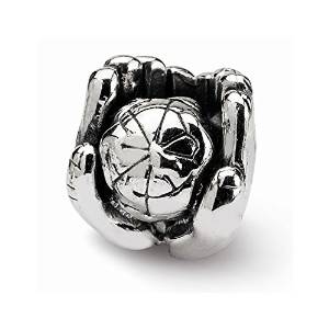World in Hands Cute Pandora Charm actual image
